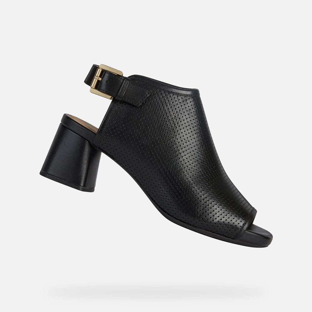 Geox Bayan Sandalet Siyah - Genziana - GSI-726819